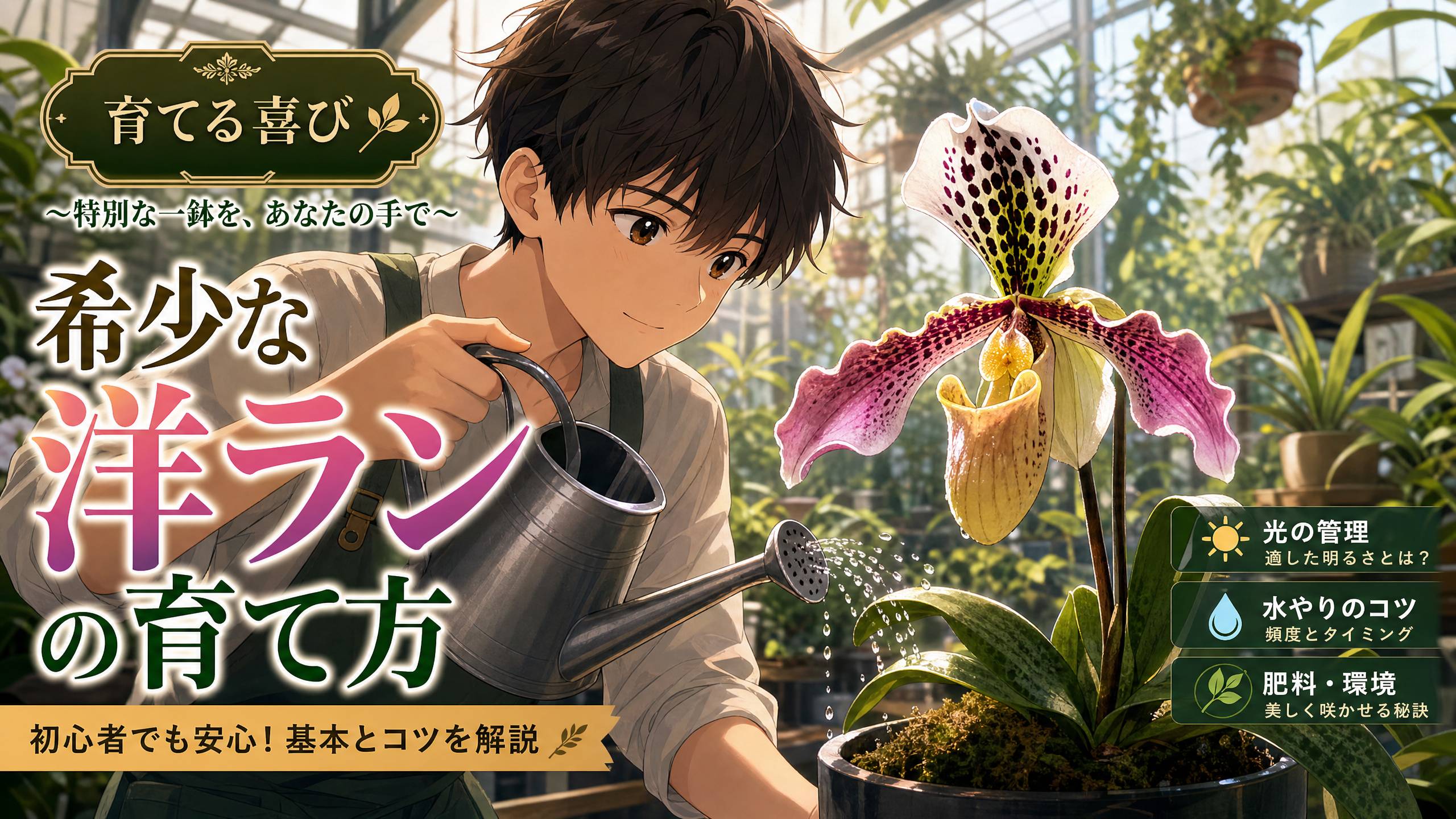 看片植物视频 - 稀有兰花养护